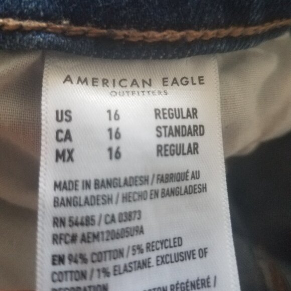 American Eagle 90's Curvy straight leg jeans - Picture 2 of 5